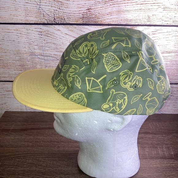 EUC Mens Witt Yellow & Olive Green OSFA Punta Cana Hat - Picture 2 of 8